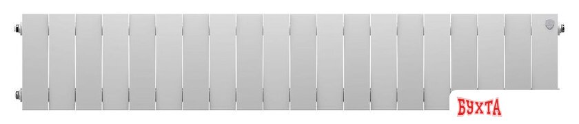 Биметаллический радиатор Royal Thermo PianoForte 200 Белый - 20 секций 2