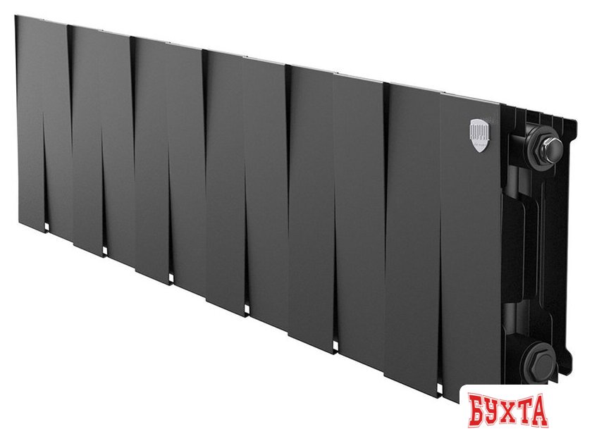 Биметаллический радиатор Royal Thermo PianoForte 200 Черный - 12 секций 1