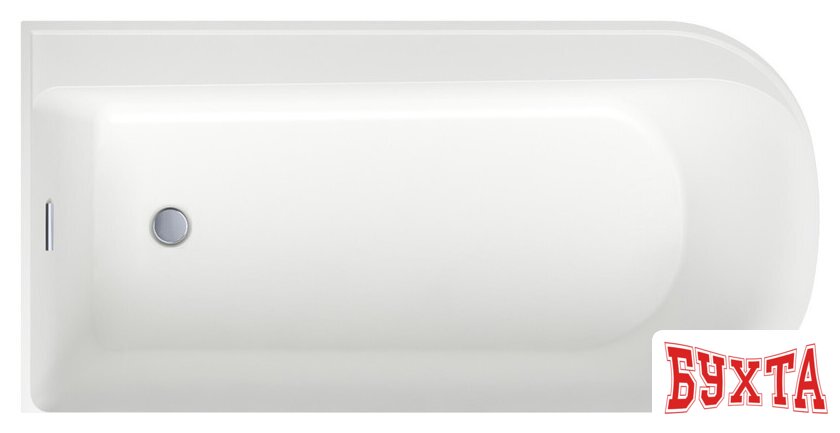 Ванна Wellsee Camellia 167x82 236101001 (отдельностоящая ванна (левая) белый глянец, экран, ножки, сифон-автомат хром) 4