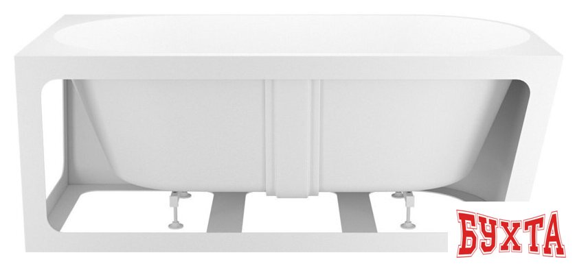 Ванна Wellsee Excellence Pro 150x73 28761002R (пристенная ванна (правая) белый глянец, экран, ножки, сифон-автомат глянцевый белый) 3