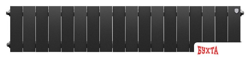 Биметаллический радиатор Royal Thermo PianoForte 200 Черный - 18 секций 2