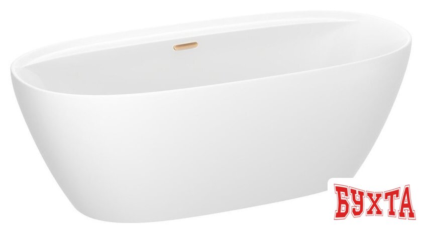 Ванна Wellsee Pro Line 170x80 28750104R (отдельностоящая ванна белый глянец, экран, ножки, сифон-автомат золото) 2