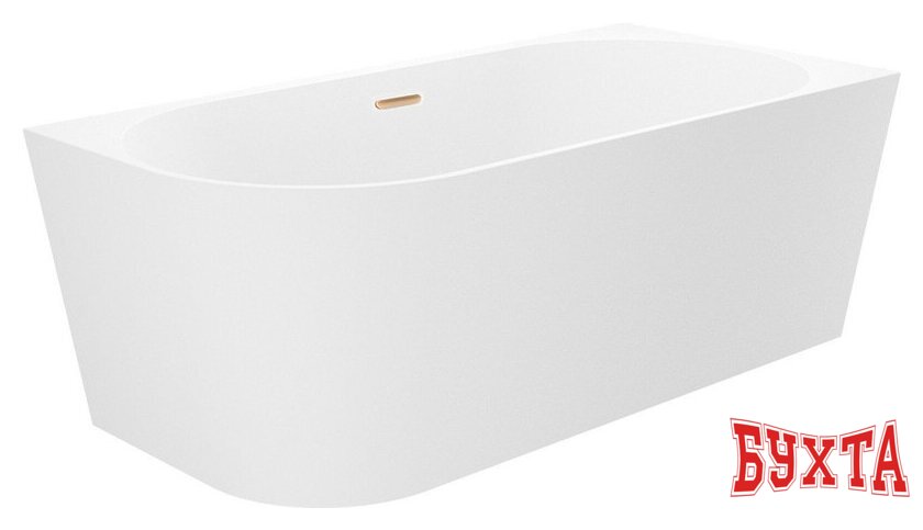 Ванна Wellsee Excellence Pro 140x70 28760904R (пристенная ванна (правая) белый глянец, экран, ножки, сифон-автомат золото) 2
