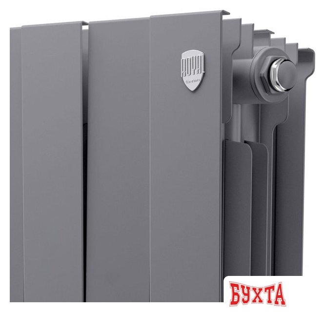 Биметаллический радиатор Royal Thermo PianoForte 200 Серебристый - 20 секций 4