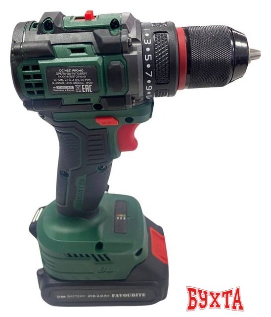 Дрель-шуруповерт Favourite DC NB21 Promo (с 2-мя АКБ, кейс) 1