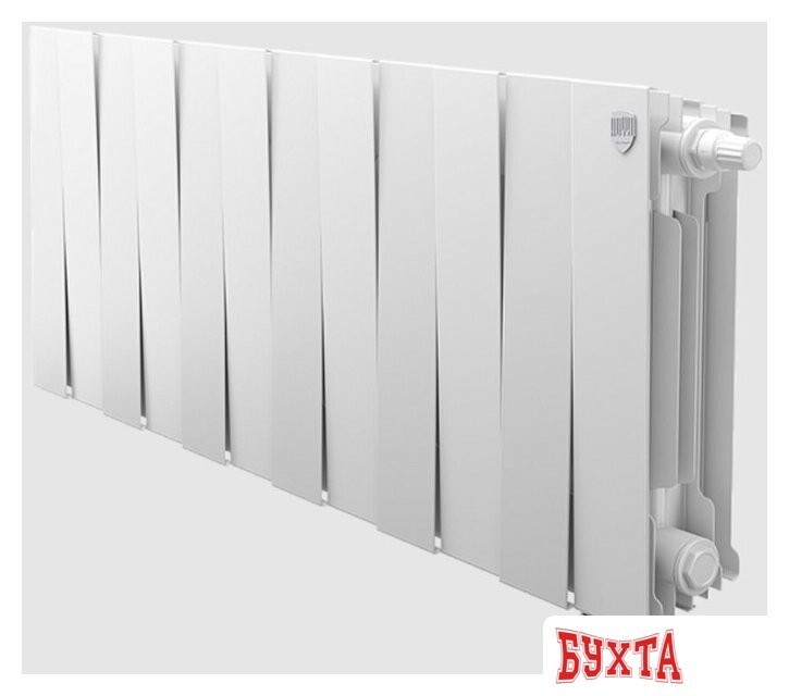 Биметаллический радиатор Royal Thermo PianoForte 300 Bianco Traffico VDR (12 секций) 2