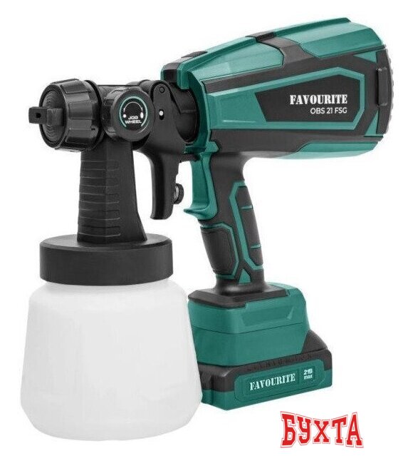Краскораспылитель Favourite OBS 21 FSG (с 1-им АКБ)
