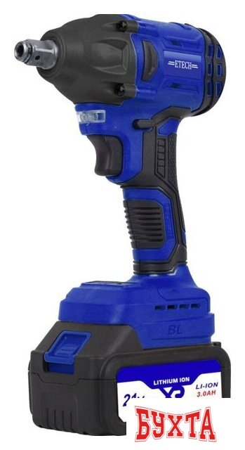 Гайковерт ETECH AW-21/300BL (с 2-мя АКБ)