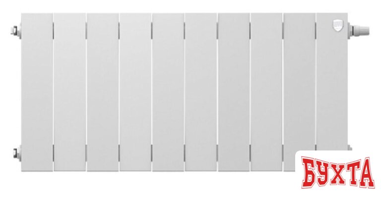Биметаллический радиатор Royal Thermo PianoForte 300 Bianco Traffico VDR (10 секций) 2