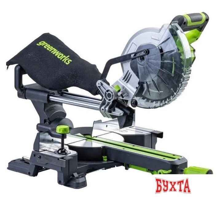 Торцовочная пила Greenworks GD24MS216 1501707 (без АКБ)