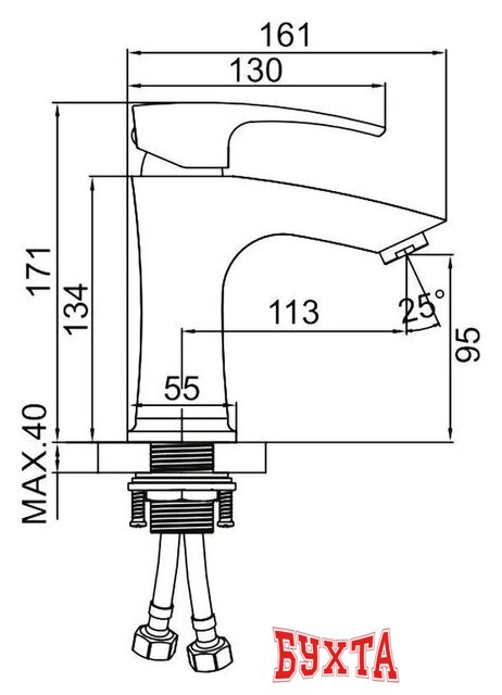 Смеситель Gerhans K11014D 2