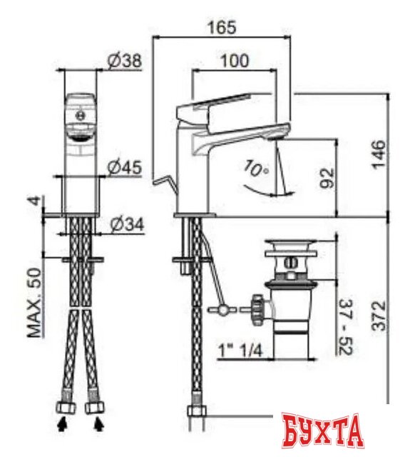 Смеситель Kerama Marazzi Nota 33010KM.21.018 2