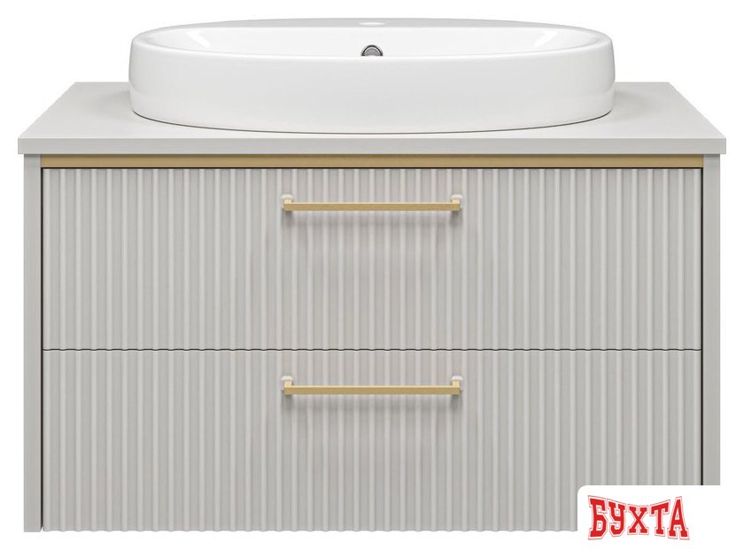 Мебель для ванных комнат Brevita Elche 80 ELC-01080-0502Я (серый кашемир) 2