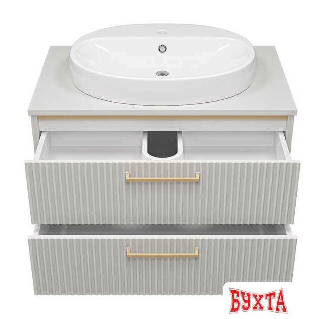 Мебель для ванных комнат Brevita Elche 80 ELC-01080-0502Я (серый кашемир) 3