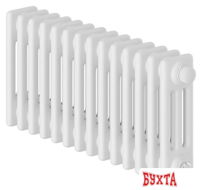 Стальной трубчатый радиатор Royal Thermo Insignia VC3030 - 14 секций RAL9016