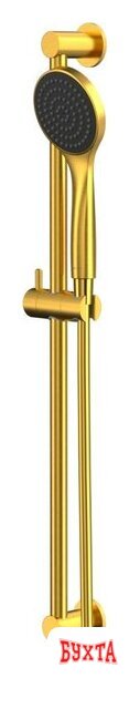 Душевой гарнитур Whitecross SET51BASICGLB (брашированное золото)