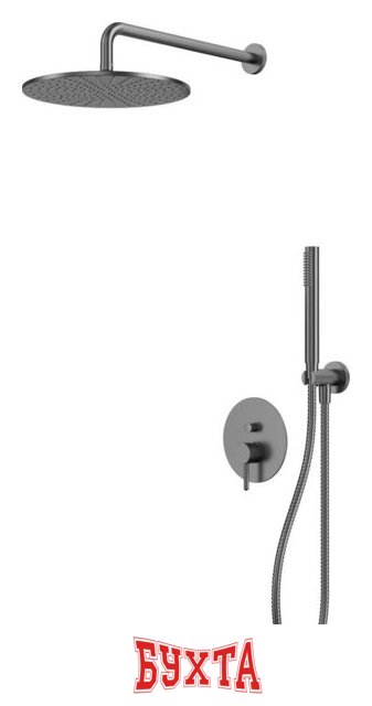 Душевая система Whitecross Y YSET04GM (оружейная сталь)