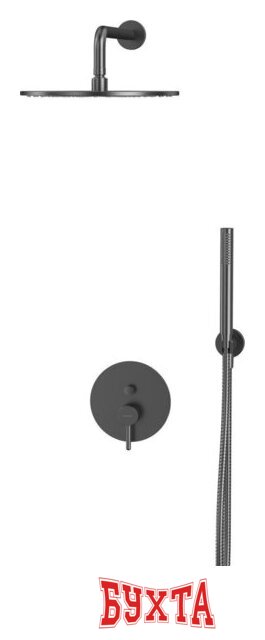 Душевая система Whitecross Y YSET04GM (оружейная сталь) 2