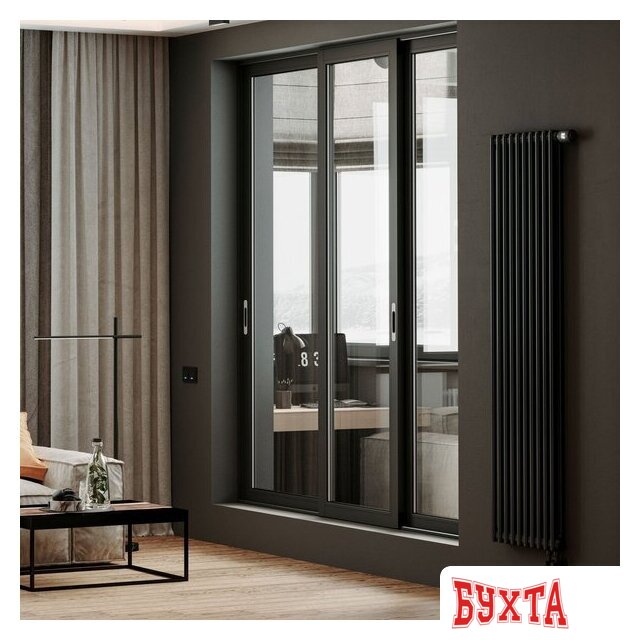 Стальной трубчатый радиатор Royal Thermo Insignia VC2180 - 10 секций RAL9005m 5