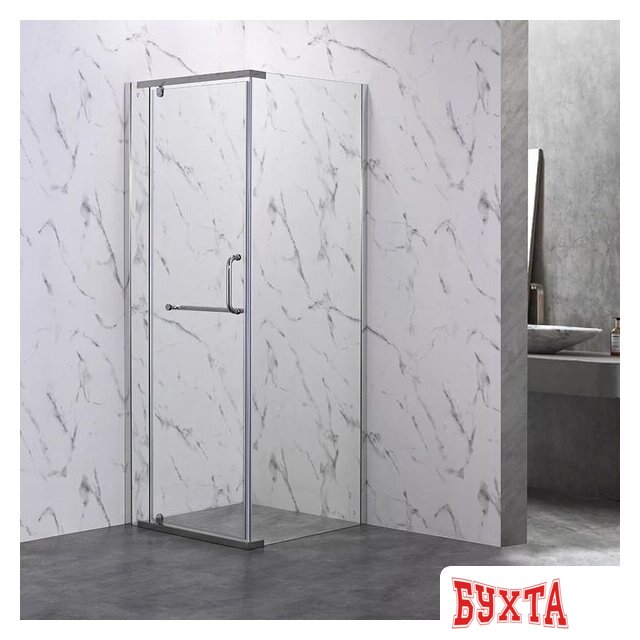 Душевой уголок Veconi 90x90x200 RV18-90-01-C5 (стекло прозрачное/хром) 2