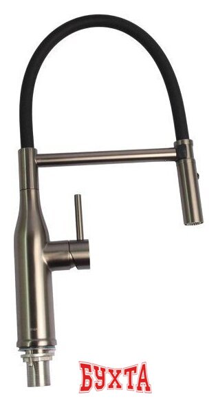 Смеситель Gerhans K14293D-2 (оружейная сталь)