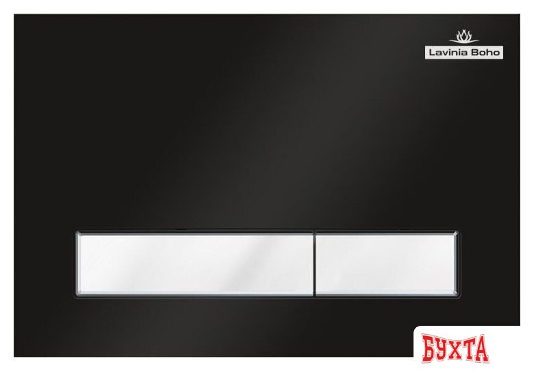 Панель смыва Lavinia Boho Relfix 38050601 (матовый черный/белый)