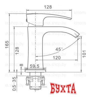 Смеситель Gappo G1007-9 2