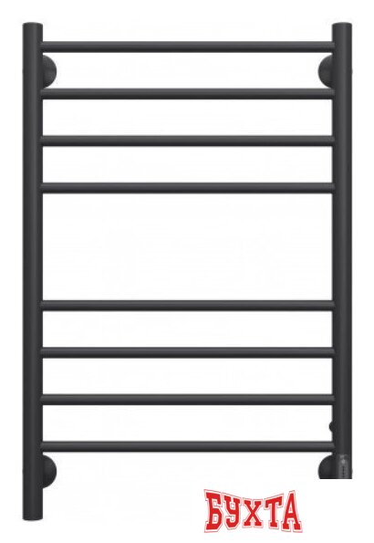 Полотенцесушитель TERMINUS Аврора электро КС П8 с диммером (500x800, черный) 1