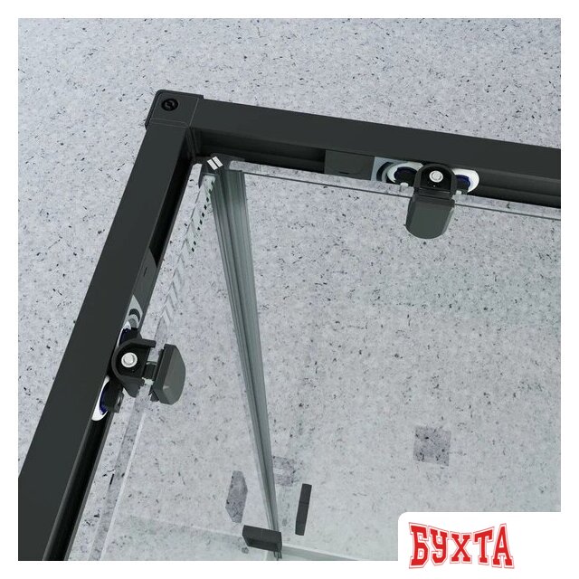 Душевая стенка Benetto BEN_901_BL_C 1950x900x900 2