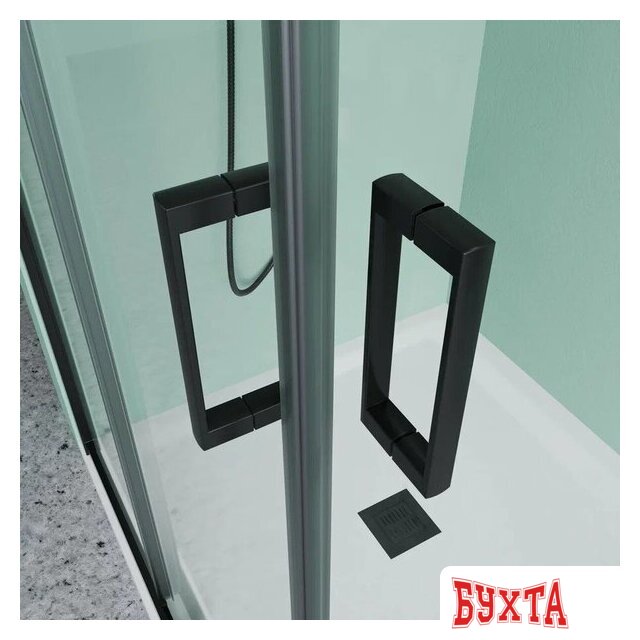 Душевая стенка Benetto BEN_901_BL_C 1950x900x900 4