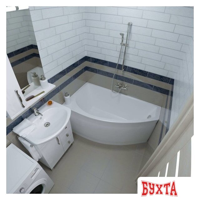 Ванна Triton Бэлла Экстра 140x77 R (с каркасом) 3