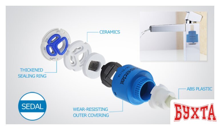 Смеситель Gappo Brook G1040 5