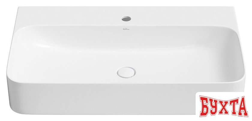 Умывальник Wellsee Clermont 302603000 с донным клапаном click-clack