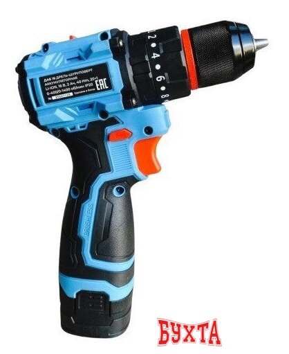 Дрель-шуруповерт Favourite ДАБ 16 303301602 (с 2-мя АКБ, кейс)