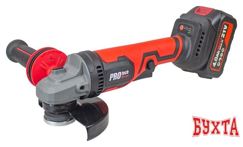 Угловая шлифмашина Edon Protech AG-21/125BL (с 2-мя АКБ, кейс)