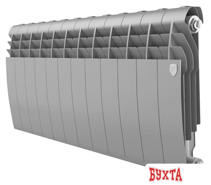 Биметаллический радиатор Royal Thermo Biliner B 350 Серебристый - 12 секций