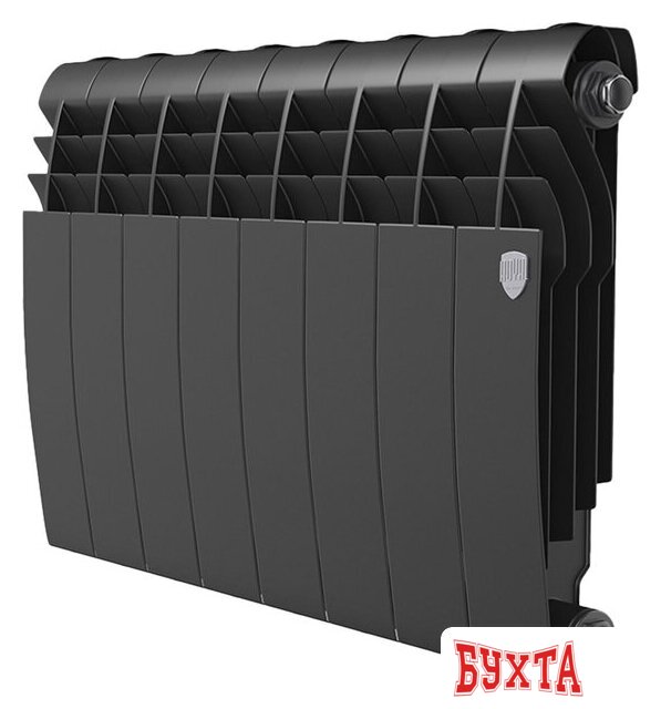 Биметаллический радиатор Royal Thermo Biliner B 350 Черный - 10 секций
