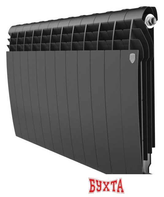 Биметаллический радиатор Royal Thermo Biliner B 500 Черный - 12 секций