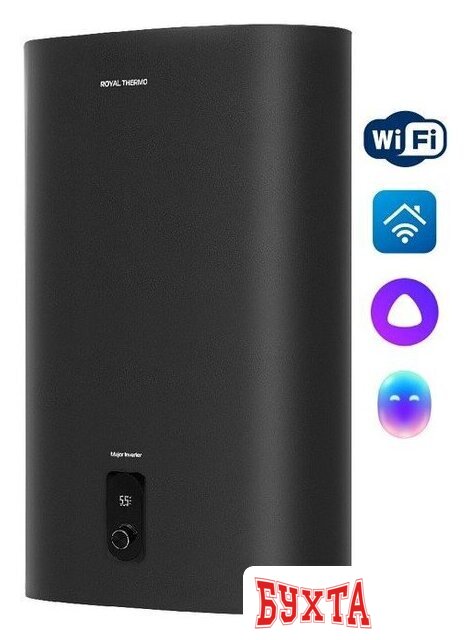Накопительный электрический водонагреватель Royal Thermo RWH 80 Major Inverter Grafit