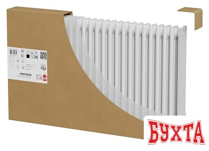 Стальной трубчатый радиатор Royal Thermo Insignia C2180 - 12 секций RAL9016 (дубль) 5