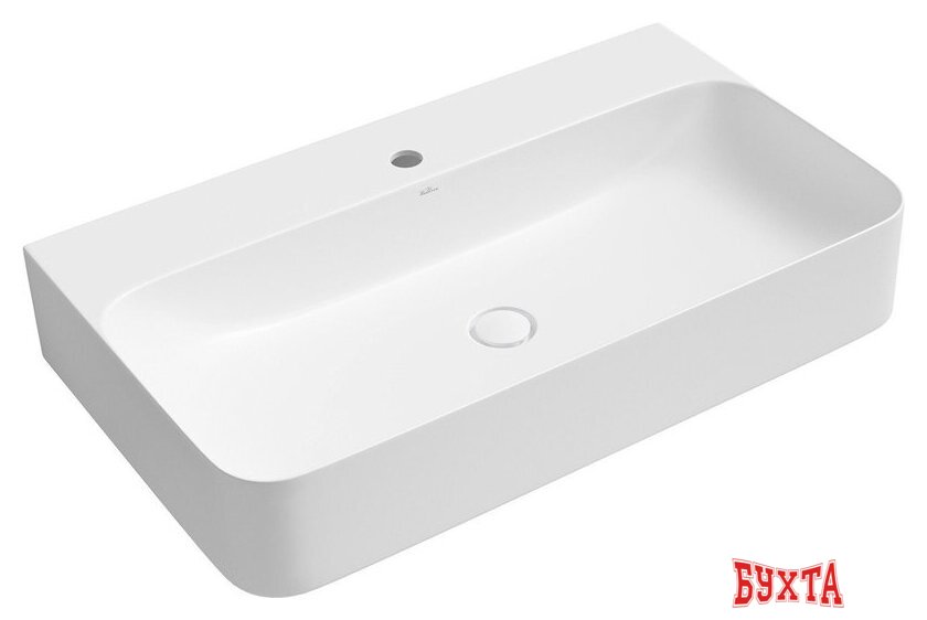 Умывальник Wellsee Clermont 302612000 с донным клапаном click-clack 2