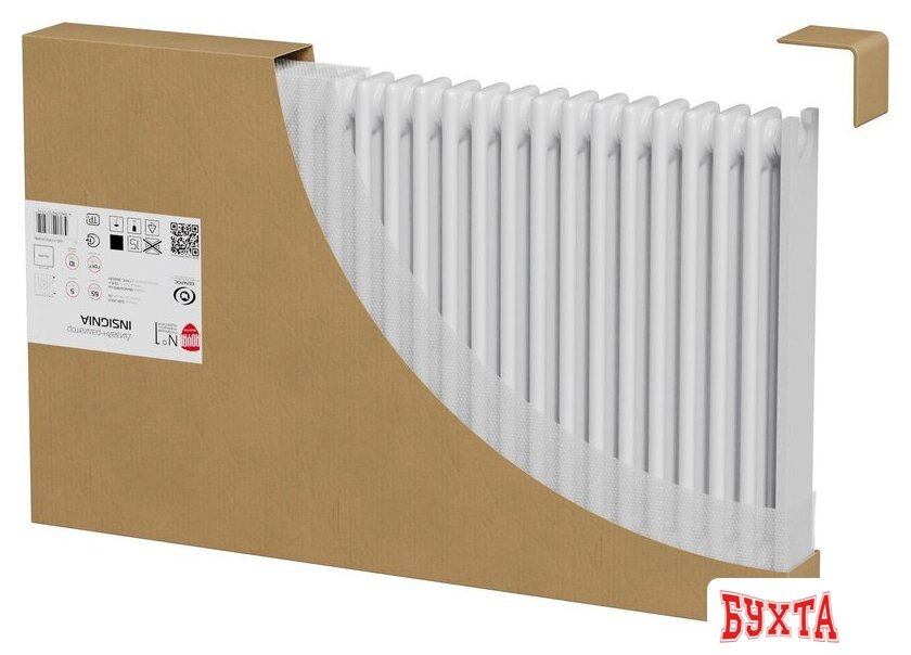 Стальной трубчатый радиатор Royal Thermo Insignia VC3050 - 10 секций RAL9016 4