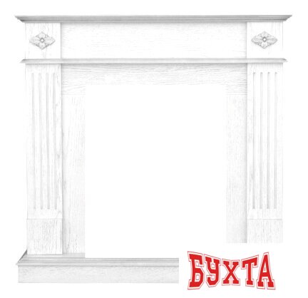 Портал Smolcom Brighton Corner STD-ASP (бьянко белый дуб)