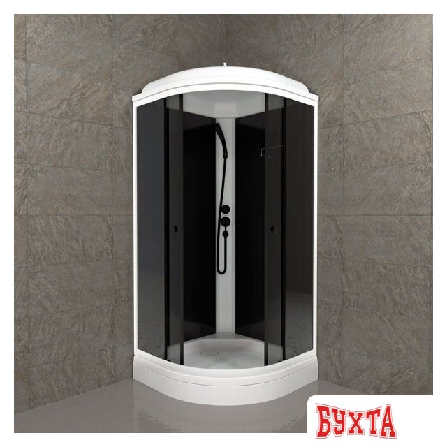 Душевая кабина Triton Грэй-Блэк А 90х90 4