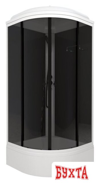 Душевая кабина Triton Грэй-Блэк B 90х90 2