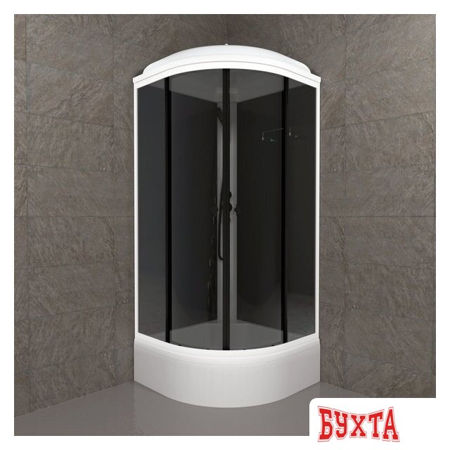 Душевая кабина Triton Грэй-Блэк B 90х90 4