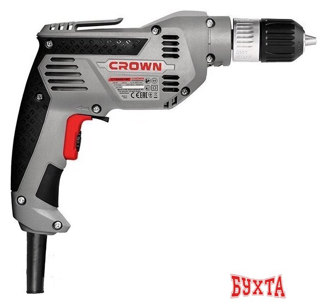 Безударная дрель Crown CT10127C 4