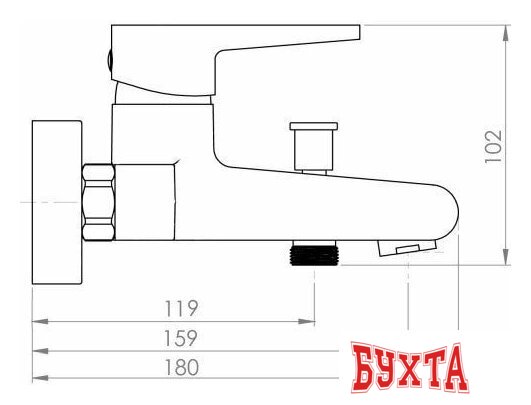Смеситель Inan Koral M2501K 2