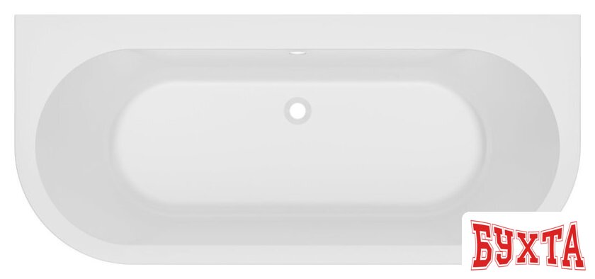 Ванна Bonito Home Aura 170x75 BH-AU-104-170W/St (с ножками)