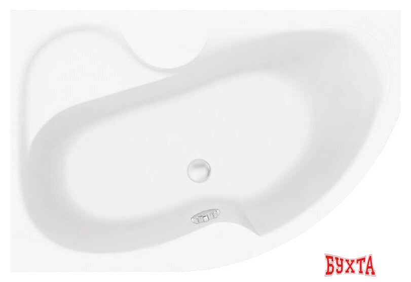 Ванна Bonito Home Arizona 160x105 BH-AR-102-160L/Su+BH-AR-160L (с ножками и экраном) 1